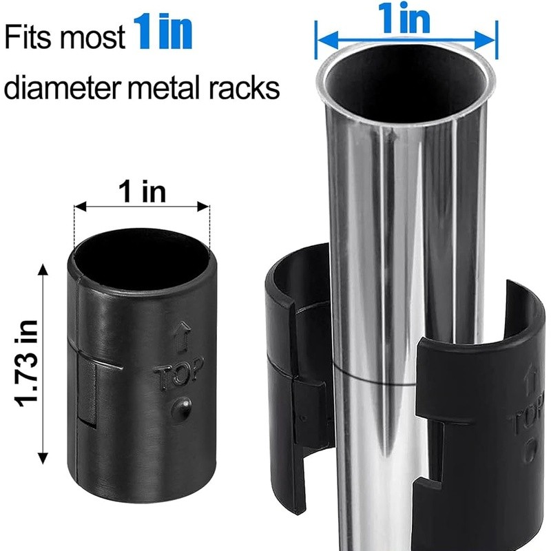 Wire Shelf Clips Replacement Durable Clips Metro Honey-Can-Do Wire Racks New