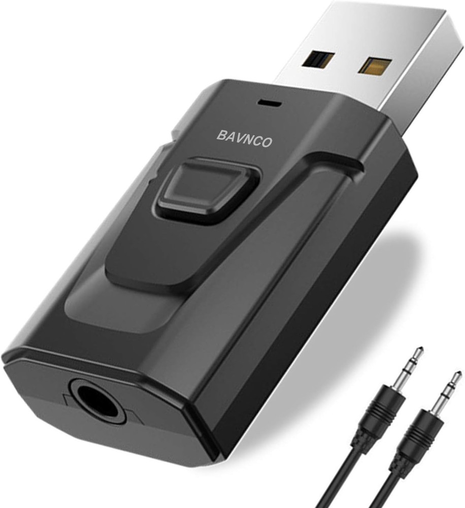 Automatic Bluetooth 5.0 Car Kit with 3.5mm Jack - Plug and Play Convenience