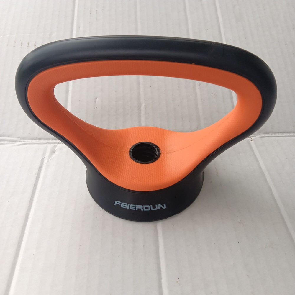 Feierdun Adjustable Kettlebell Handle for Plates HANDLE ONLY