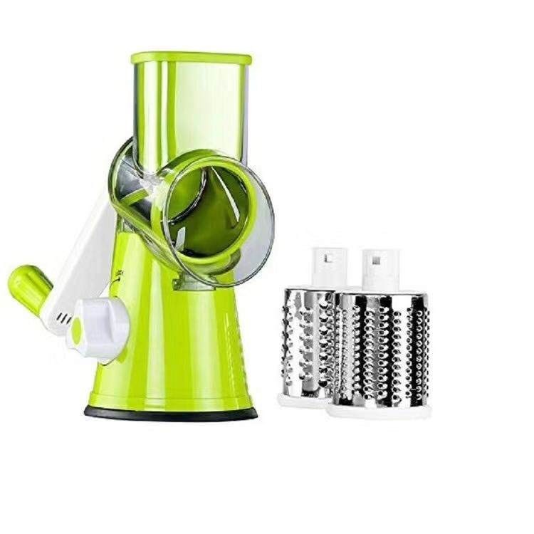 Tabletop Drum Grater, Slicer - Fine Grating, Course Grating, Shredding & Slicing