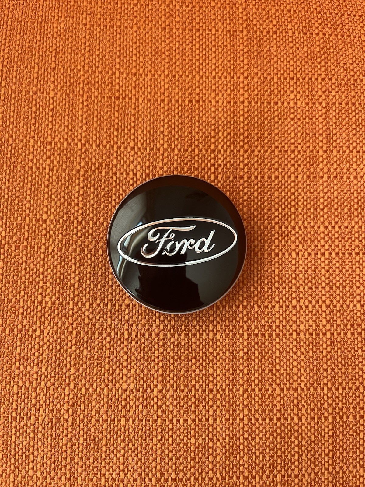 4Pcs Wheel Center Caps 2-1/8" BLACK Hubcaps Rim Emblem for Ford 54mm