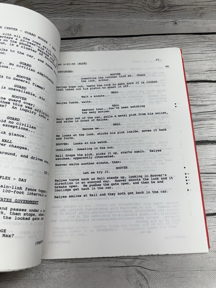 MULHOLLAND FALLS Original Revised Final Draft: March 24, 1995 Movie Script