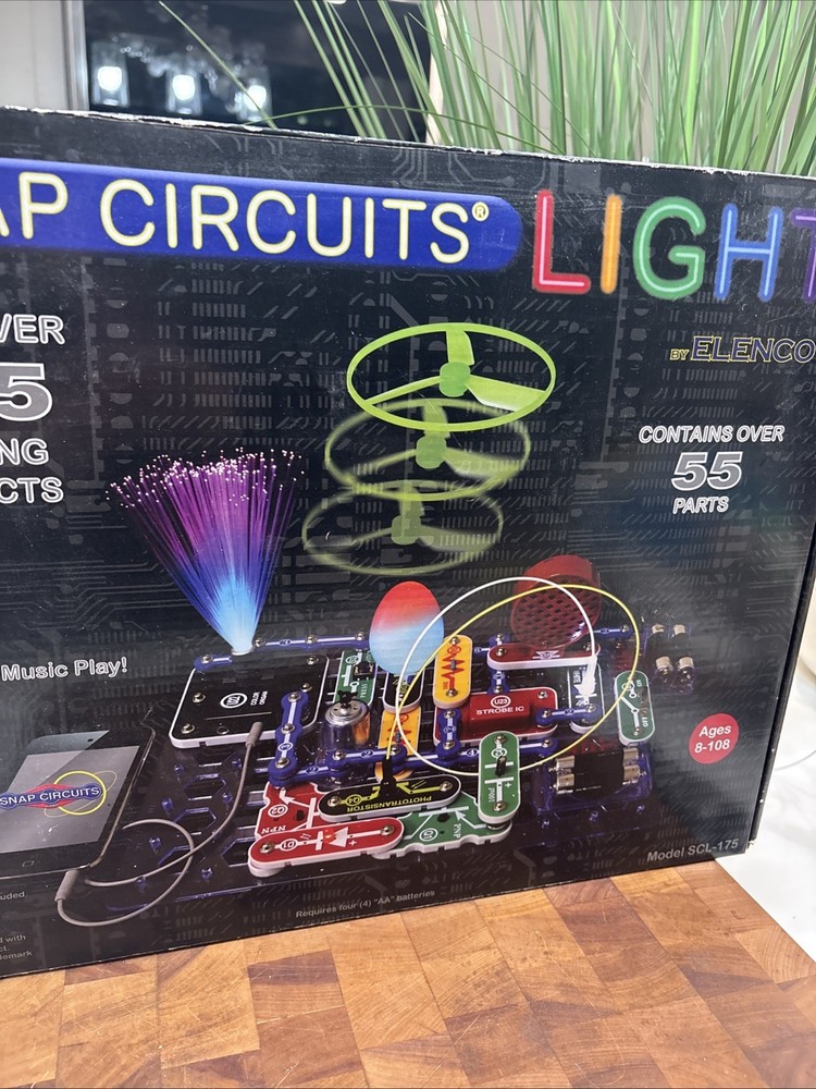 Elenco Snap Circuits Light Kit SCL175 Stem Projects Educational Electronics Kids