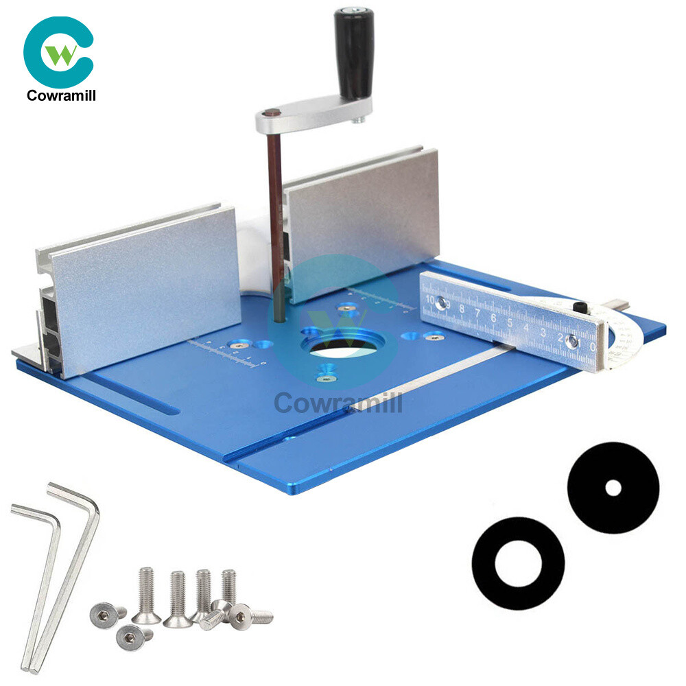 Electric Router Table Insert Milling Flip Plate Durable Wood Working Benche
