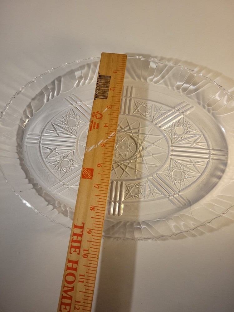 Plastic PVC Starburst Serving Tray