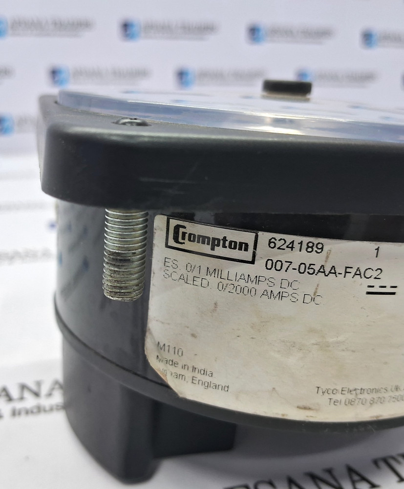 CROMPTON RSMT1742 DC PANEL METER E203000 0 TO 2000 AMPERES