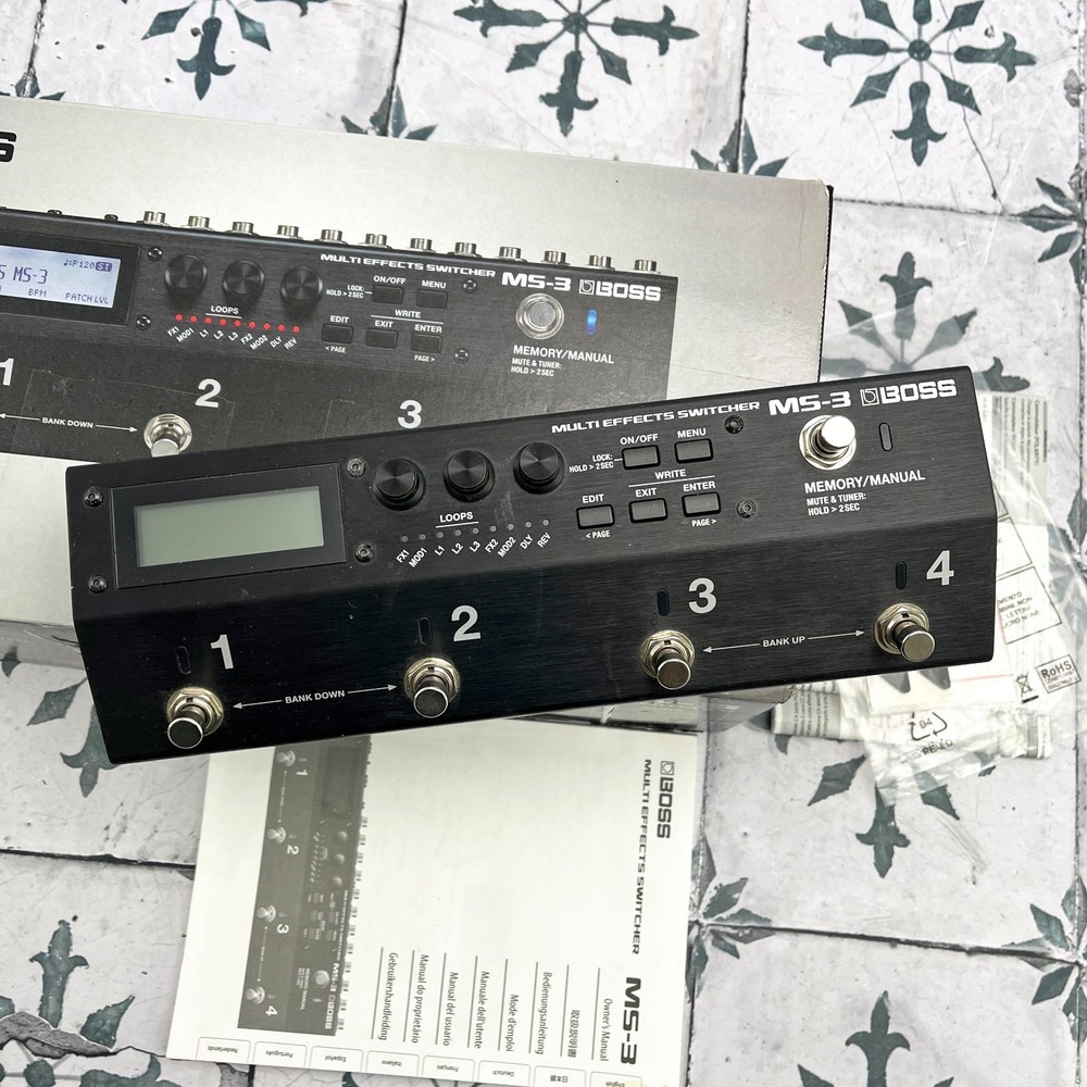 Boss MS-3 Multi Effects Switcher Pedalboard #13144
