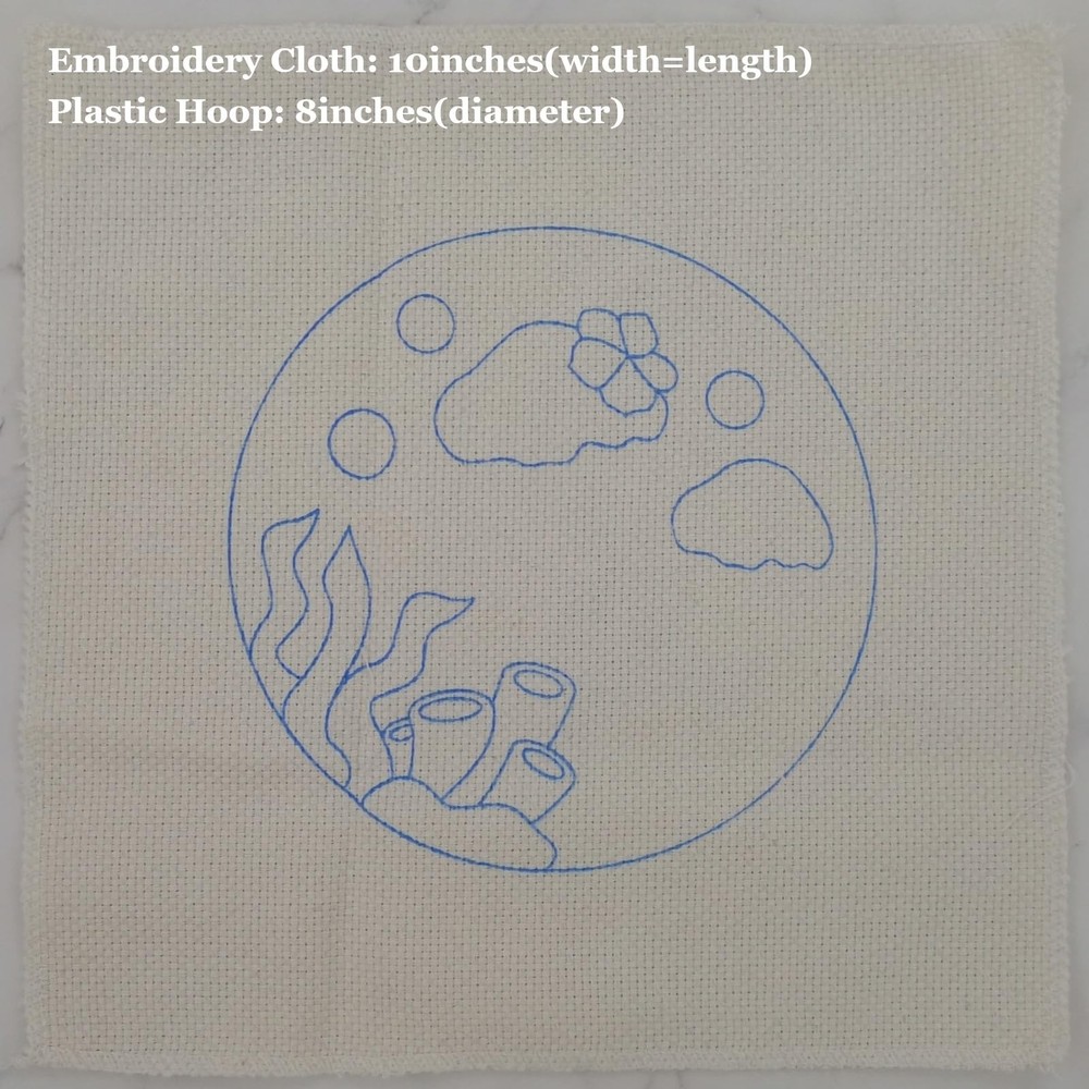 Esffaci Punch Needle Kit for Adults Beginner Starter Jellyfish