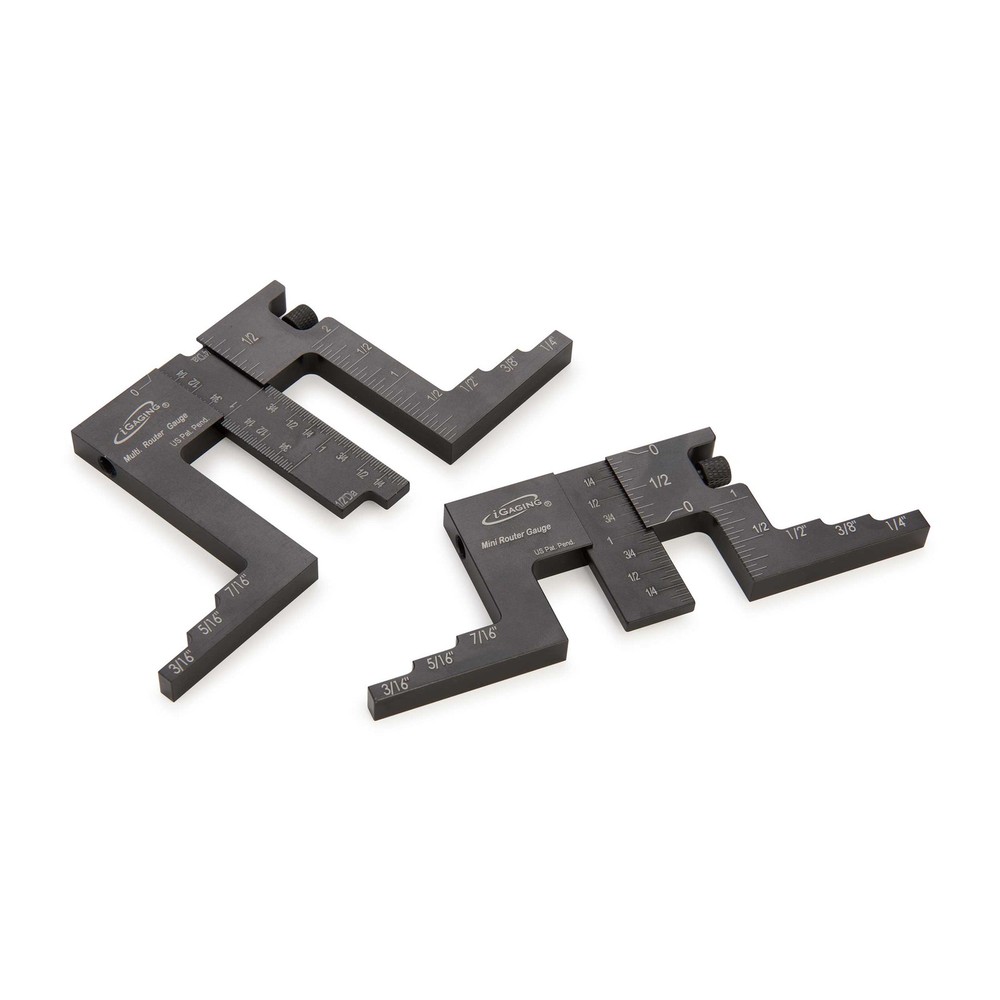 iGaging Adjustable Router Gauge Set