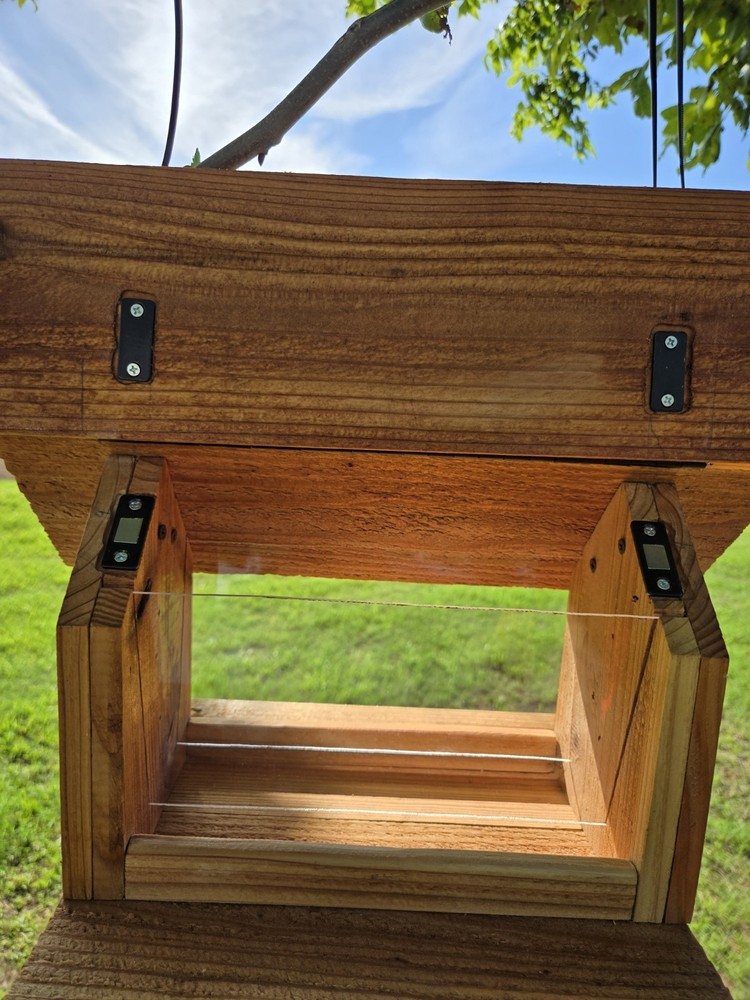 Handmade Cedar Hanging Bird Feeder