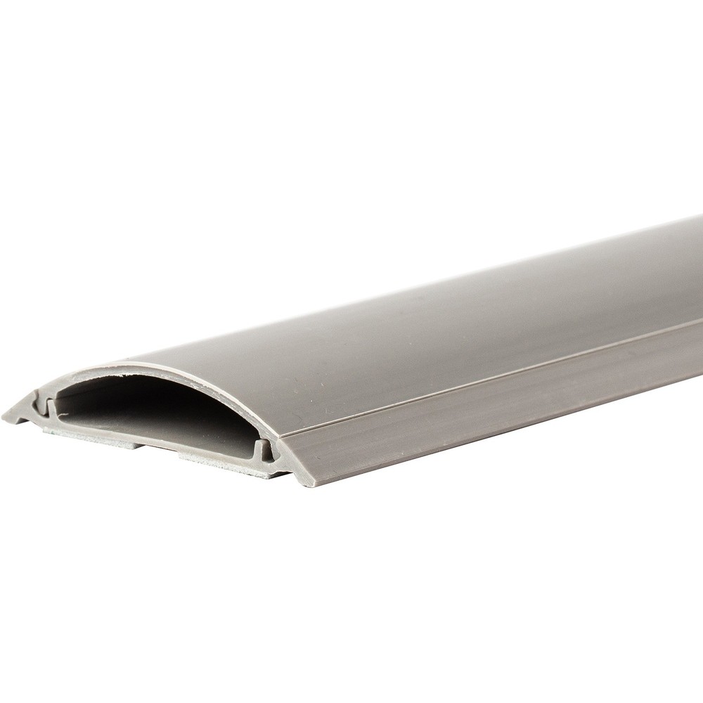 StarTech.com 6 ft 2in Wide Grey Floor Cable Duct with Guard - Cable raceway -