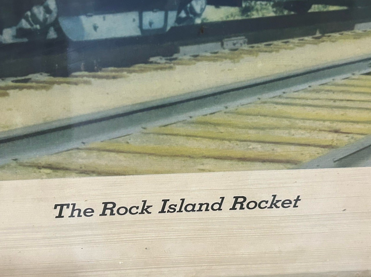 The Rock Island Rocket Railroad Print, 19” x 25” **PLEASE READ **