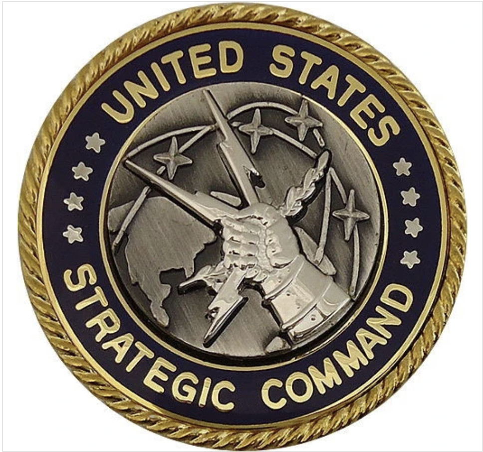 GENUINE U.S. IDENTIFICATION BADGE: STRATEGIC COMMAND