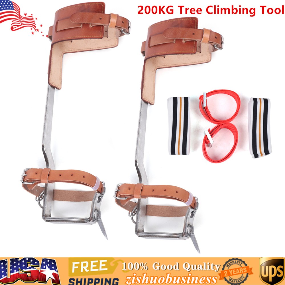 Tree Climbing Gear Kit for Tree Work 200KG Tree Climbing Tool with Tree Spikes