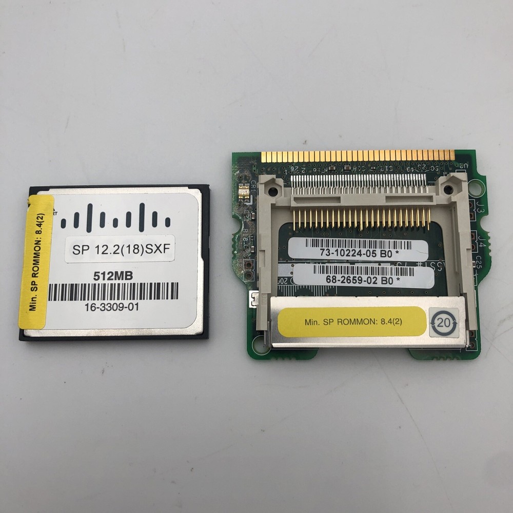 Cisco 68-2659-02 73-10224-05 Engine Compact Flash Boot Flash Adapter 16-3309-01