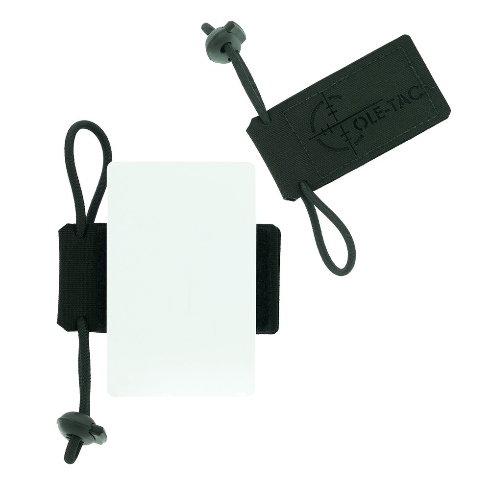 Cole-TAC Cheat Sheet V2 Replaceable DOPE Card Universal w/Shockcord Attachment