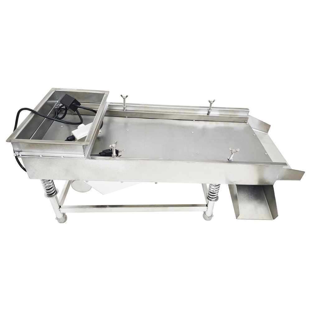 Stainless Straight Linear Screen Linear Vibrating Screen JG30-75 0.5mm Screen