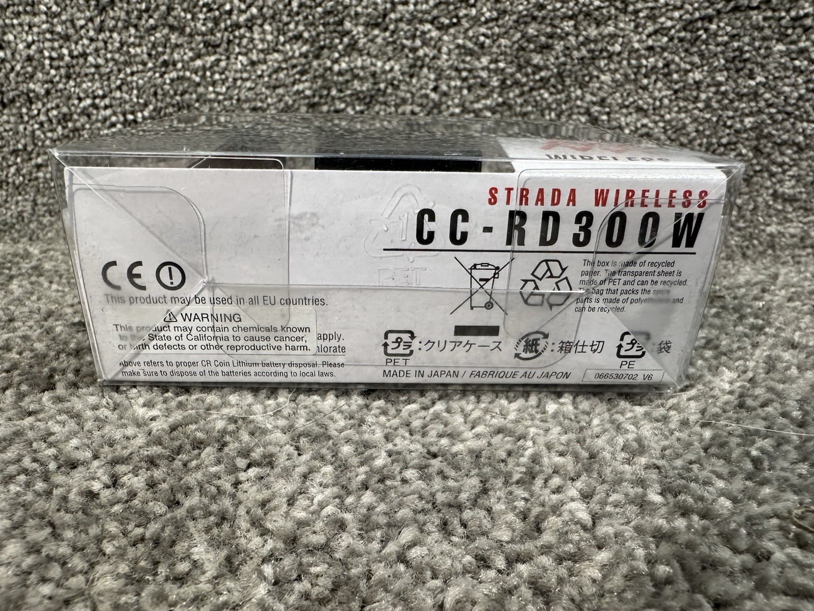 Cateye Strada Wireless CC-RD300W Wireless Bike Speed Odometer Distance Computer