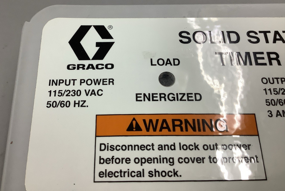 Graco 562872 115/230VAC 50/60Hz Solid State Timer (B641)