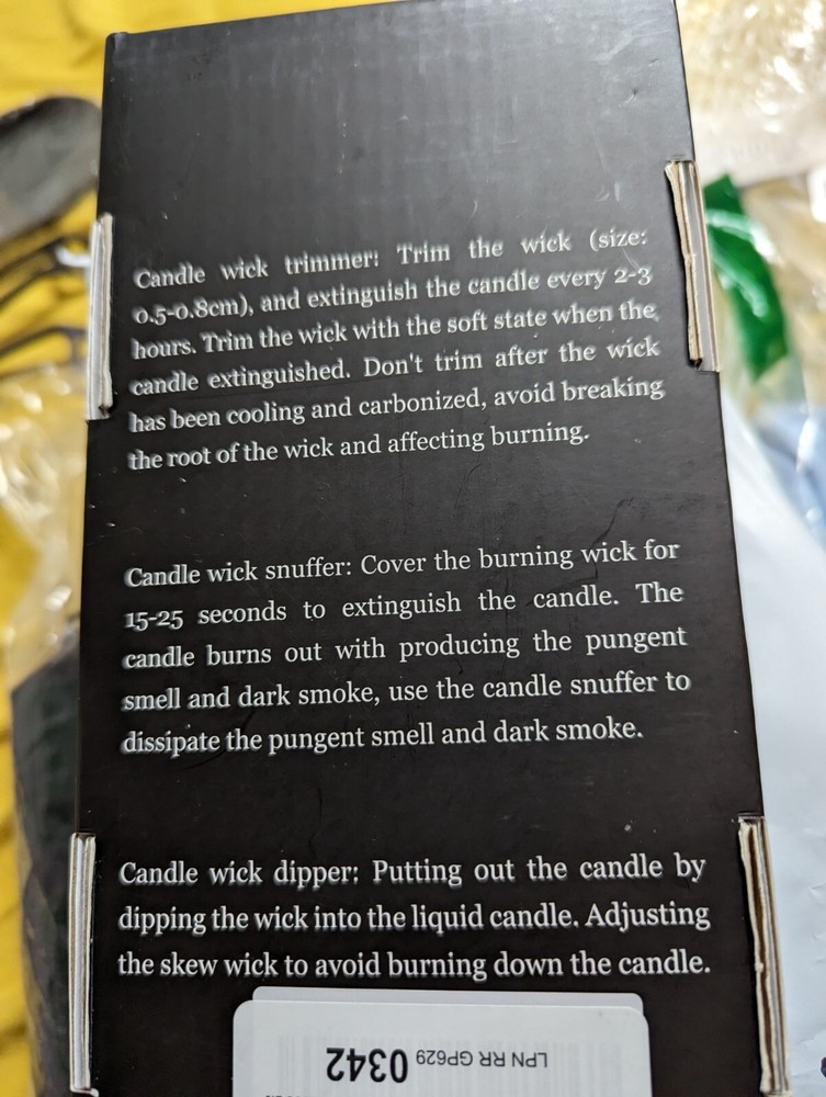 candle tools/accessory set
