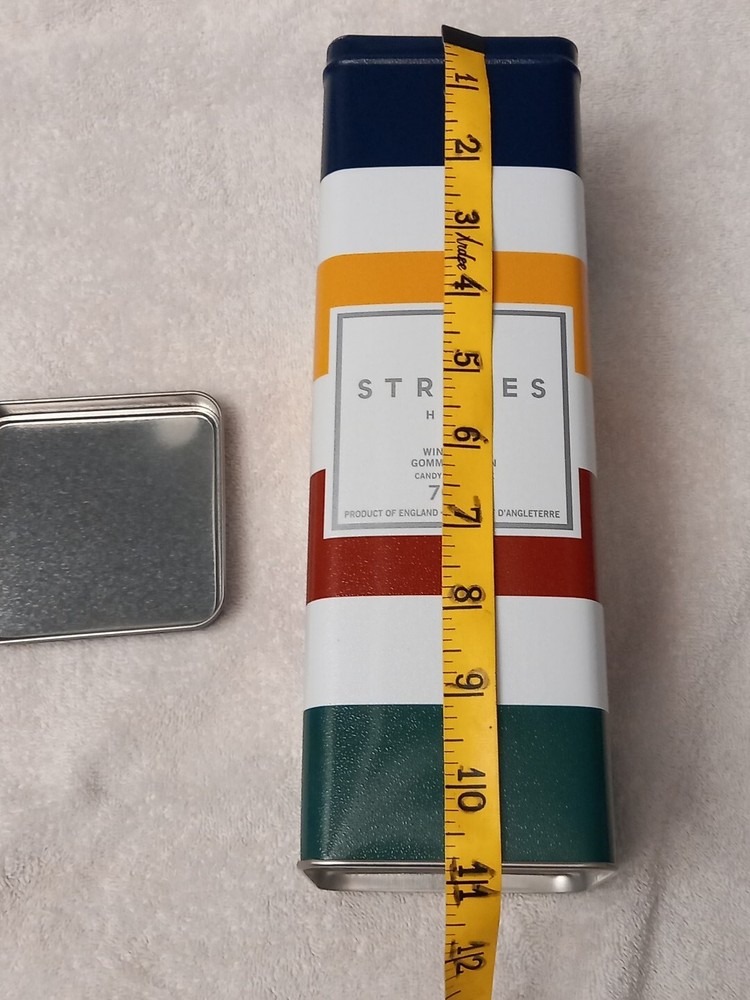 Hudson's Bay HBC Tin Storage Canister Empty