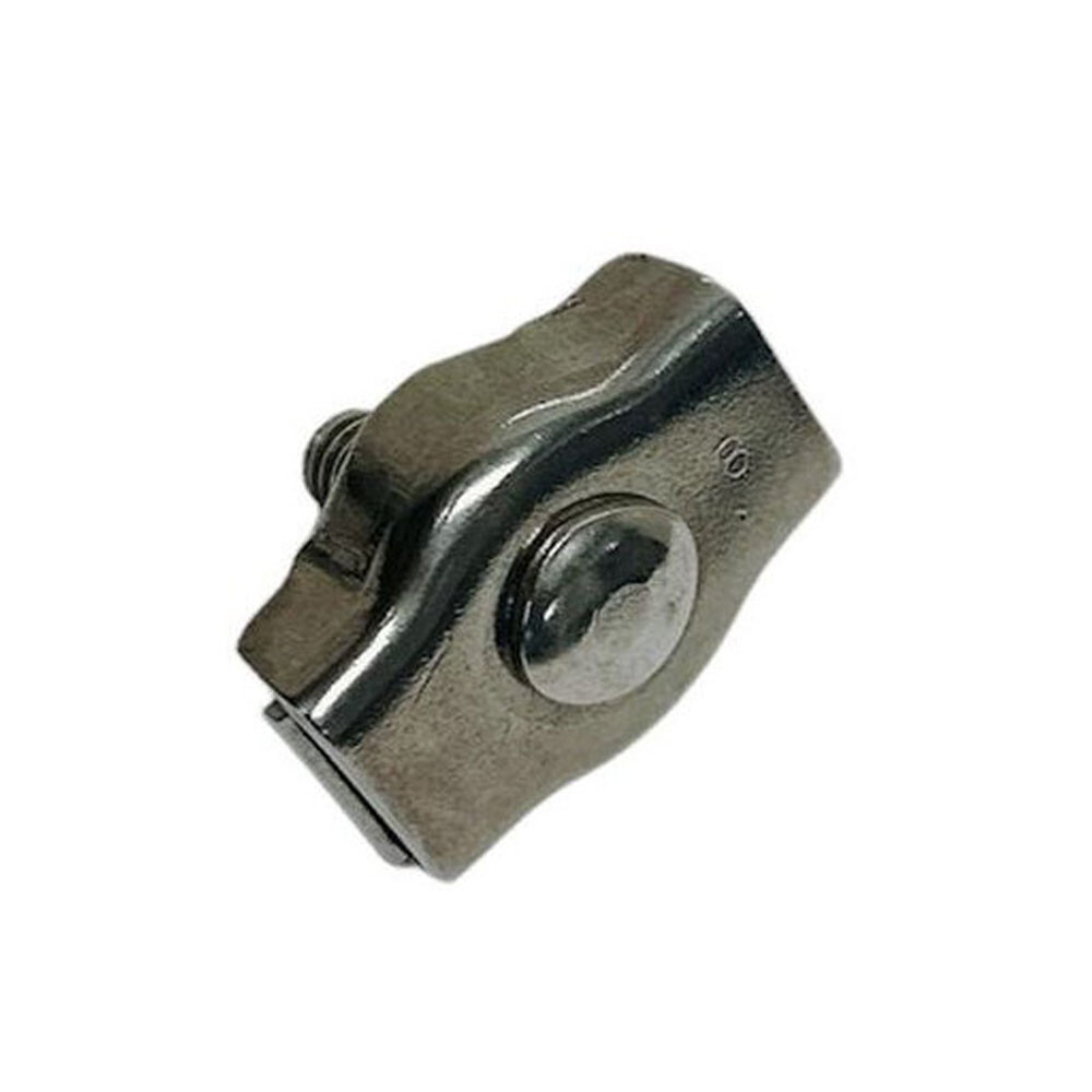 Simplex Single Bolt Wire Rope Clips,Stainless Steel for 3/8" Wire Cable