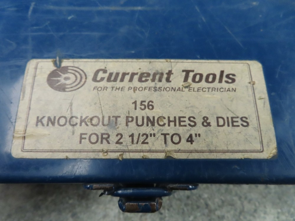 Current Tool 156 2-1/2"-4" knockout kit