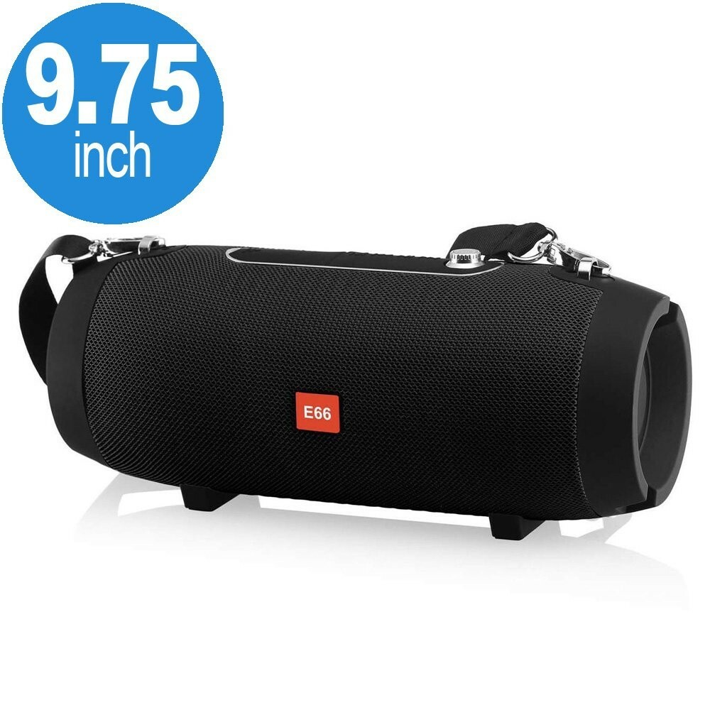 Portable Bluetooth Speaker with Phone Holder E66 (Black)