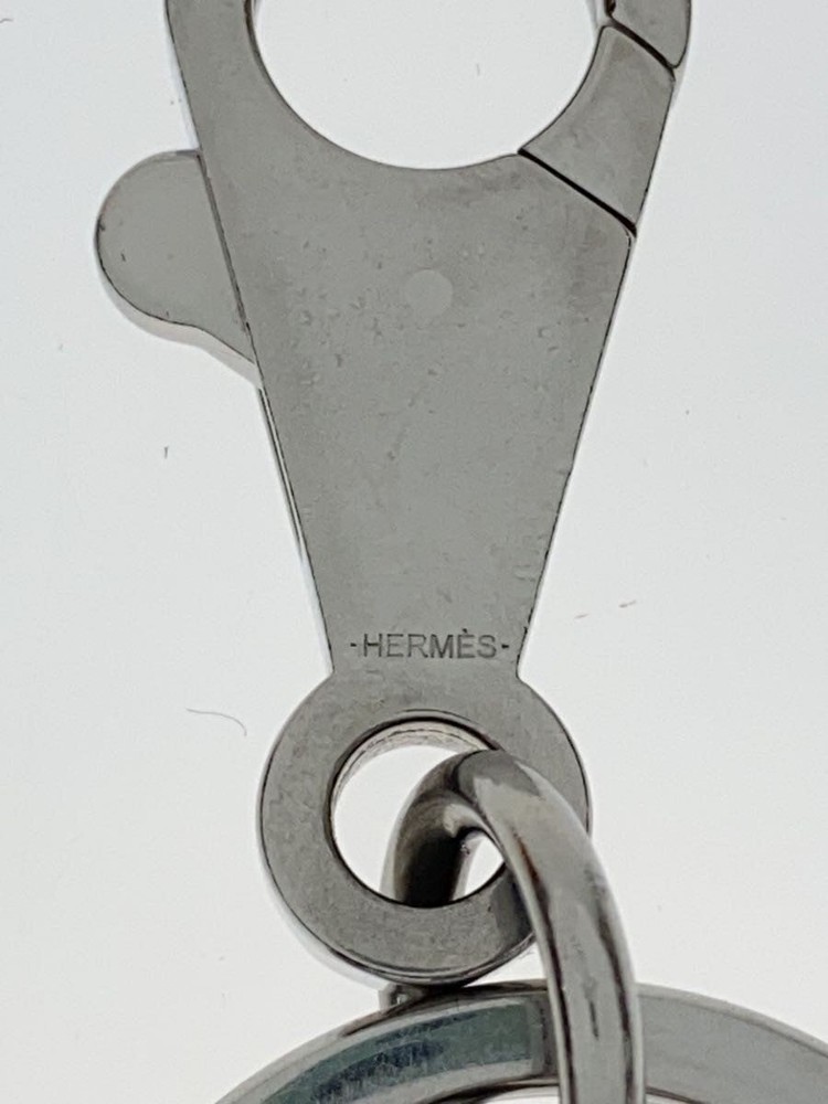 HERMES Keychain Illusion BLK Men Used