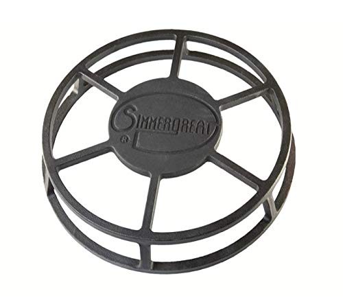SIMMERGREAT  CAST IRON COOKWARE, STOVE TOP HEAT DIFFUSER, TEMPERATURE CONTROL...