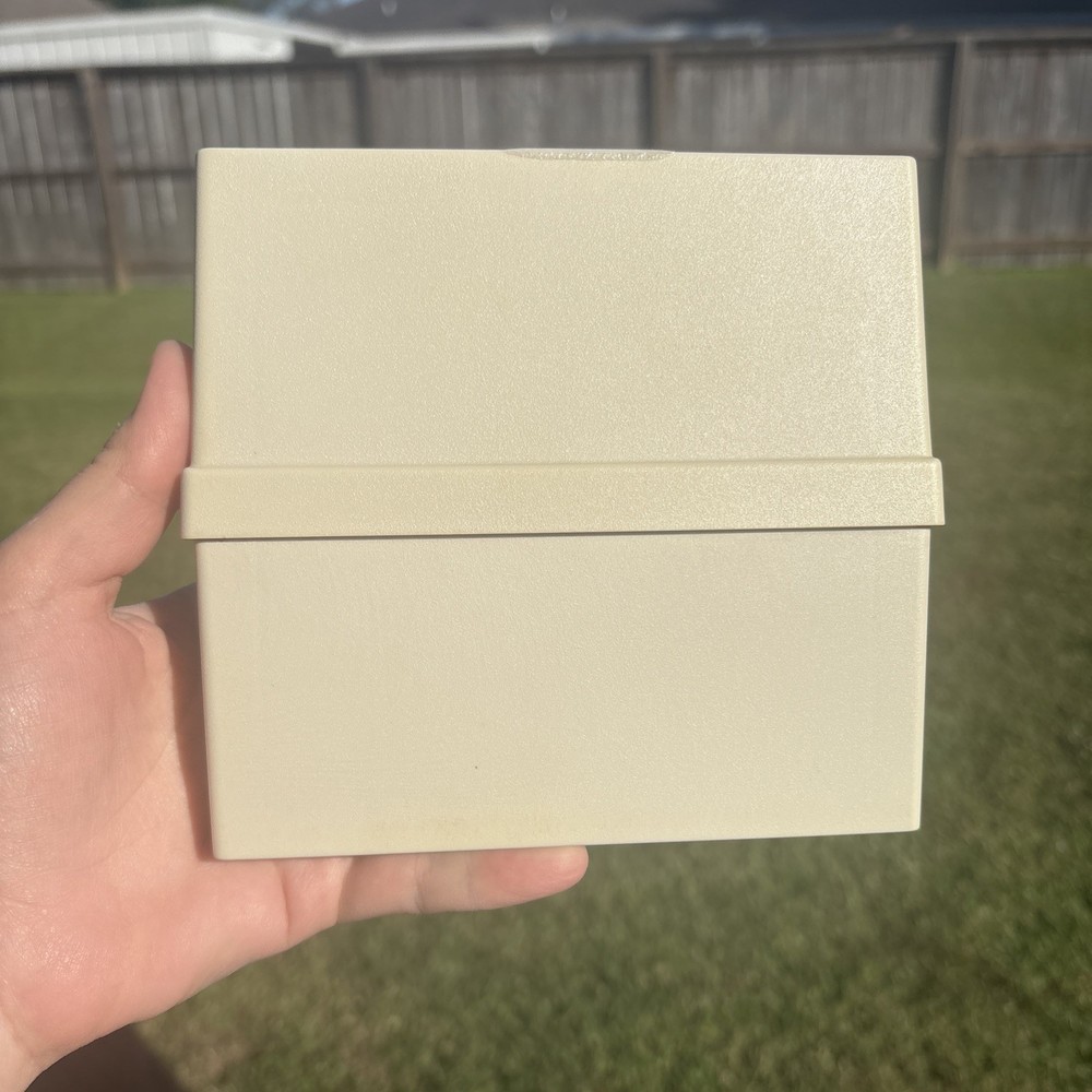 Tandy Plastic Floppy Disk Case Preowned With Slight Melt Mark