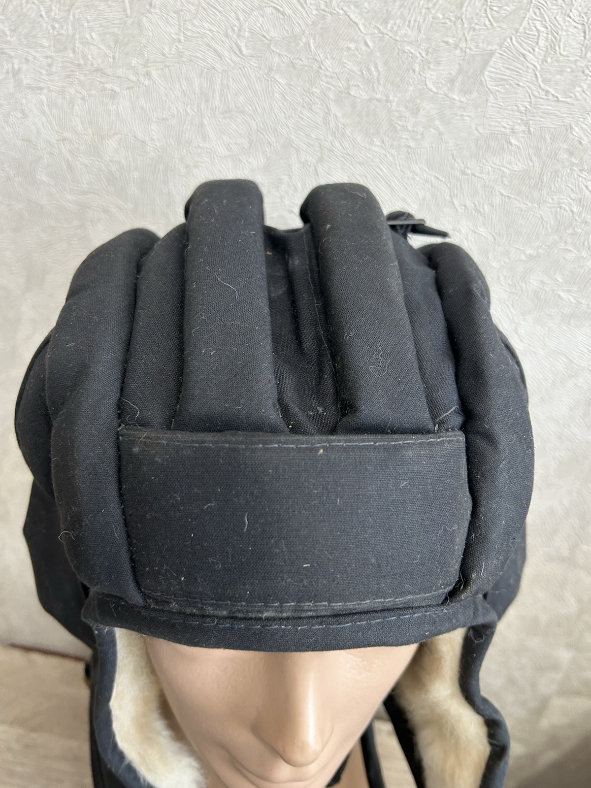 Helmet Tankman Original Vintage Soviet USSR Tankman Peaked cap Tankman.