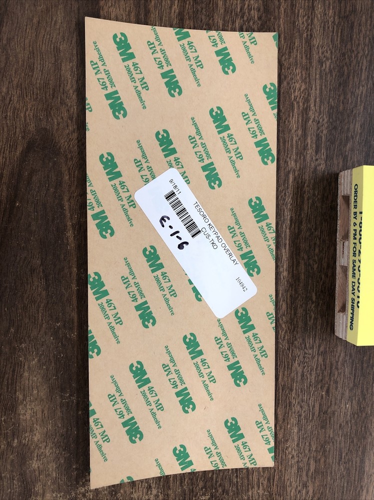 Custom Graphics Tesoro Keypad Overlay