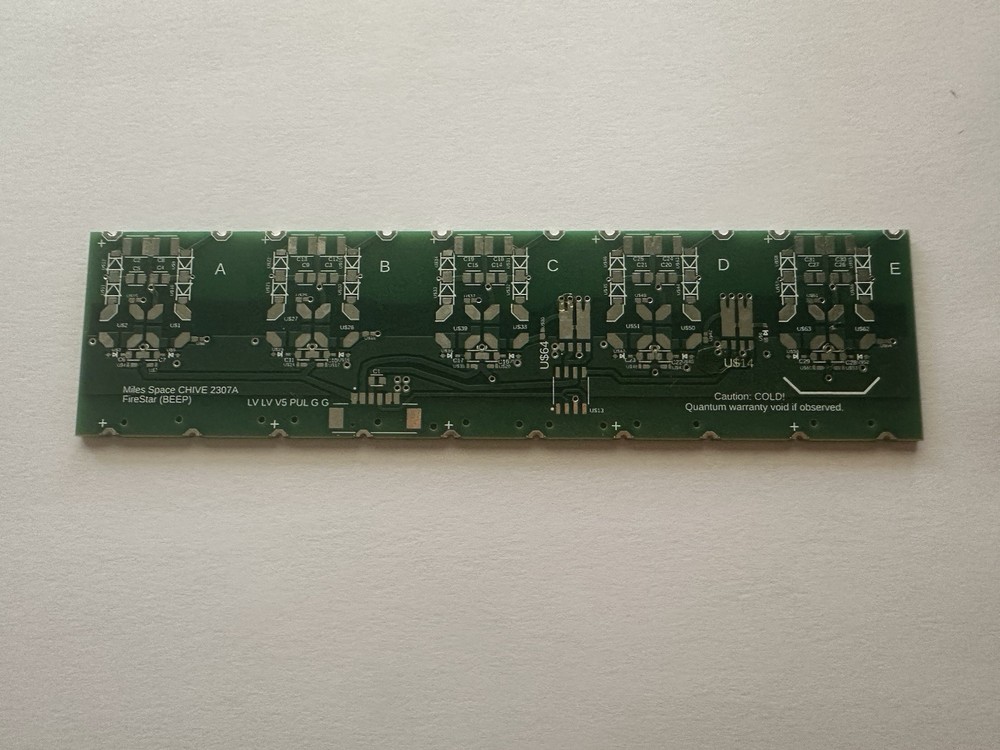 Aerospace PCB Miles Space CHIVE 2307A FireStar BEEP Prototype Board