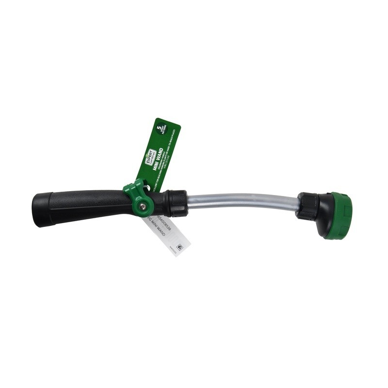 5-Pattern Watering Wand Adjustable Flow Control Ergonomic Grip Garden Hose Tool