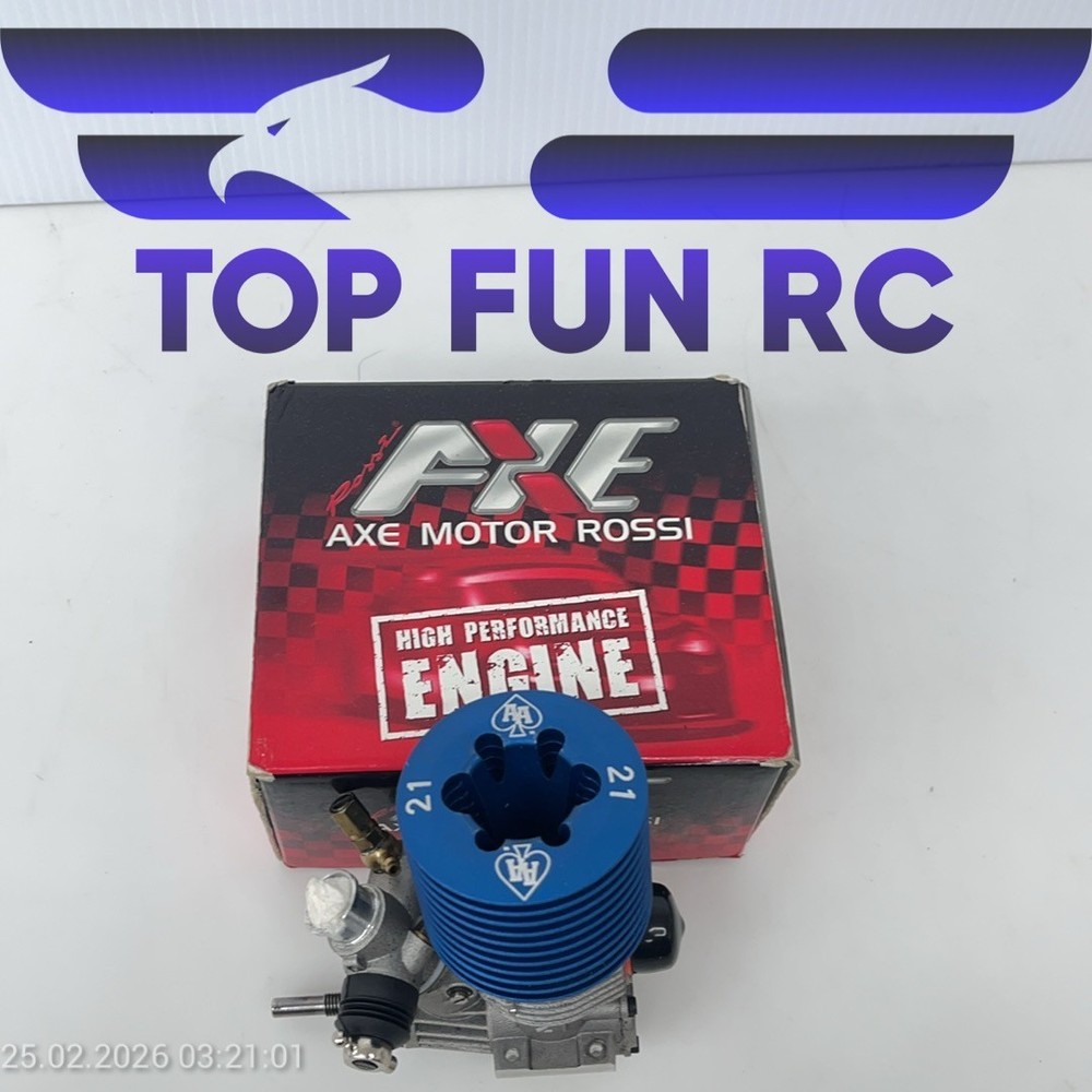 AXE MOTOR ROSSI HIGH PERFORMANCE ENGINE .21 NITRO RC ENGINE
