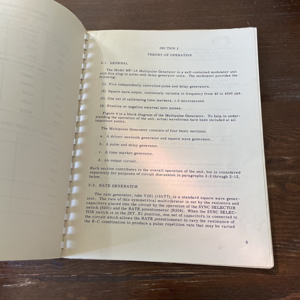 Polarad Model MP-1A Multipulse Generator Instruction Manual