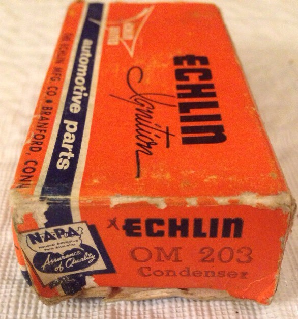 Ignition Condenser Echlin OM 203. Original Box.