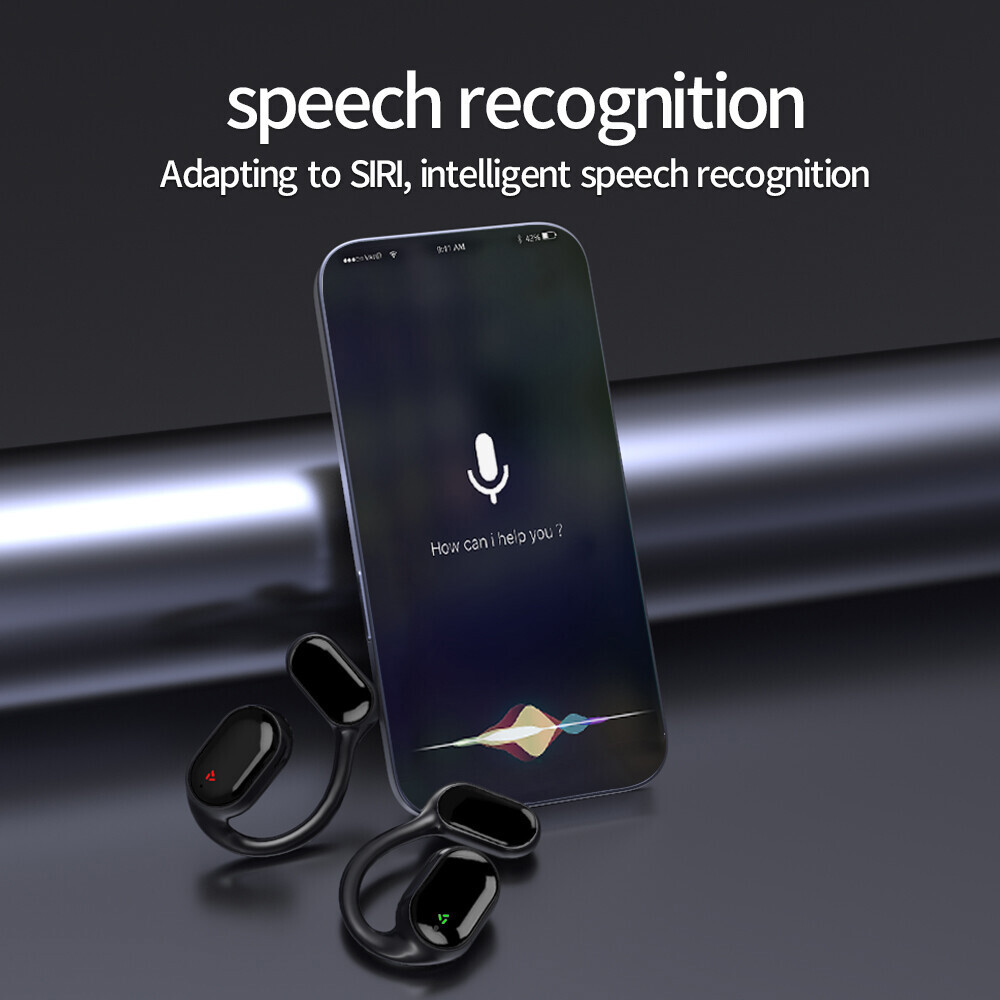 Bluetooth 5.3 True Wireless Bone Conduction Headphones Wireless Headset Earbuds