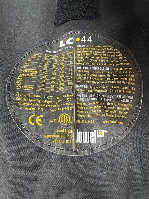 Lowel Rifa LC 44 16x16" Studio Light no diffuser