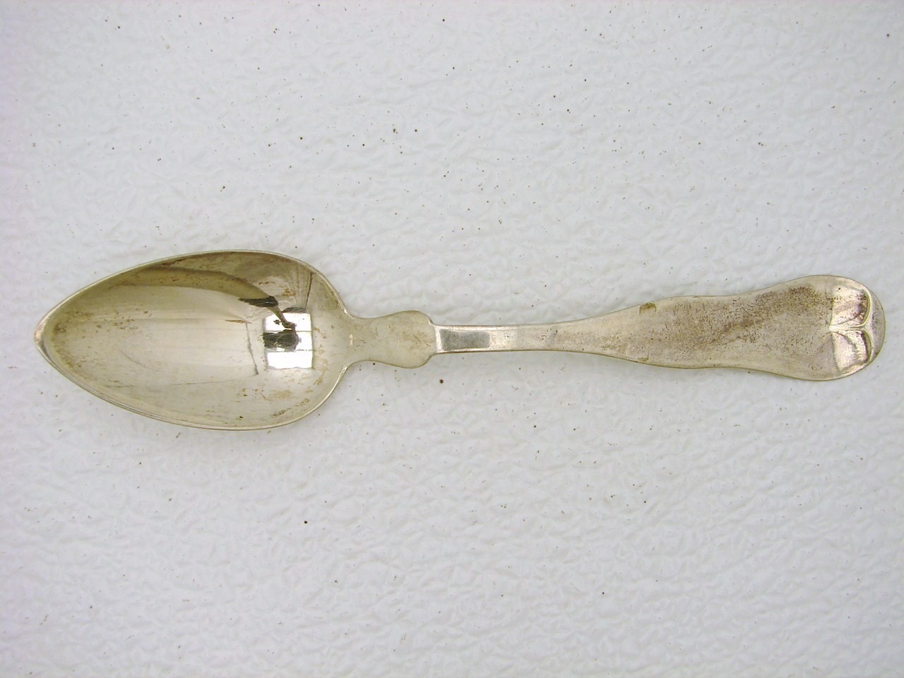 Set 3 American Coin Silver Tea Spoon Marked F&H Boston Massachusetts circa 1850