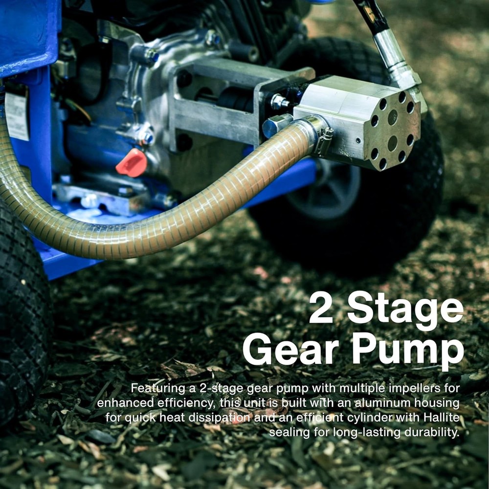 Gas-Powered 20 Ton Log Splitter: Efficiently Split Logs Up to 20" Long