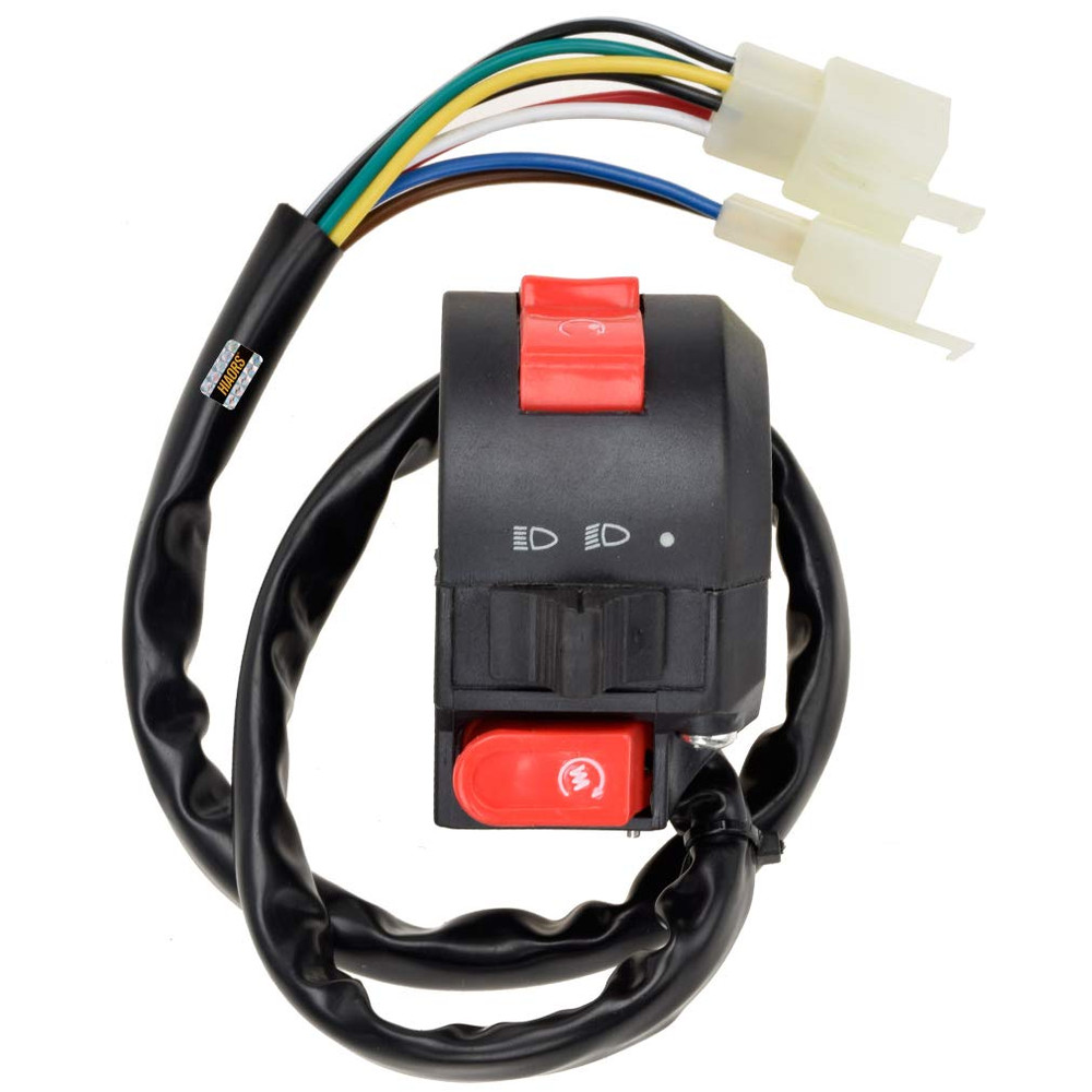 Left Kill Light Starter Switch 8 Wire 3 Function for Taotao 50Cc 70Cc 90Cc 110Cc