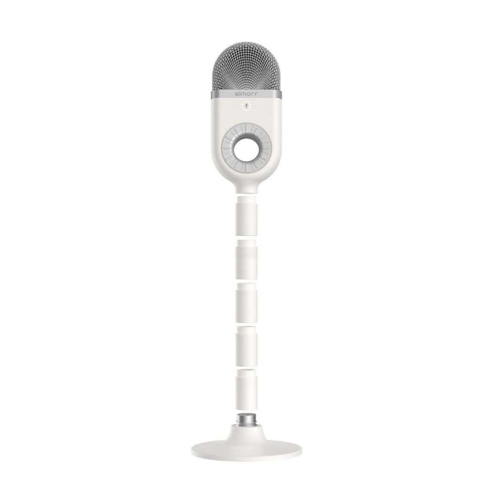 SmallRig simorr Wave U1 USB Condenser Microphone (White)