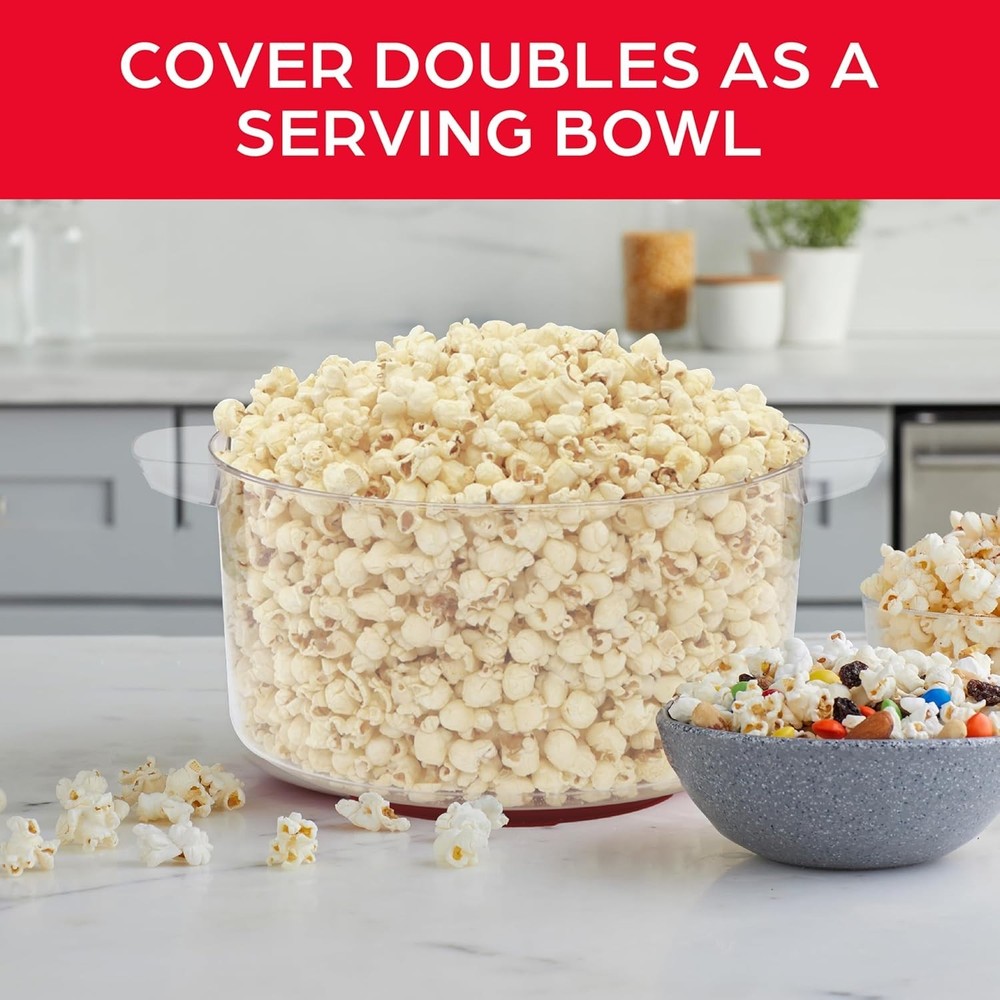 Countertop Popcorn Machine, Heat-Resistant Handles