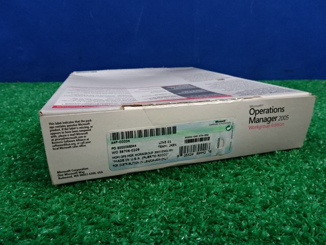 New Sealed Microsoft Operations Manager 2005 Workgroup Edition 10 cal