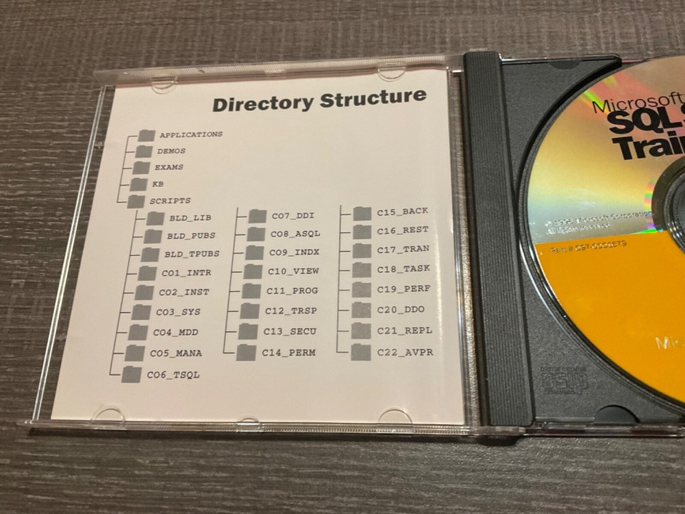 Microsoft SQL Server Version 6.5 Rare! Never Used