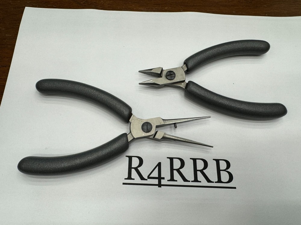 Snap-on Tools DARK TITANIUM SOFT GRIP Needle & Snipe Nose Precision Pliers Set