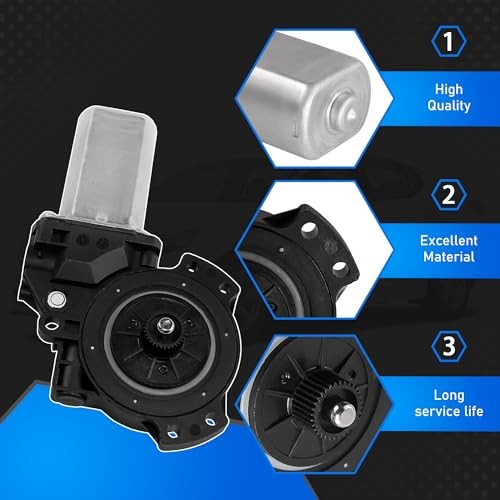 Power Window Motor Front Left Regulator Compatible with 2011-2015 Kia Optima