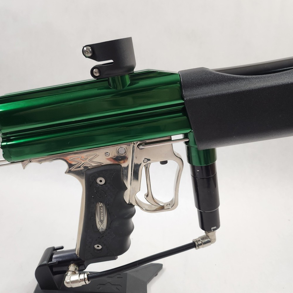 2002 WGP Vertical Feed Autococker Green Upgraded Feedneck Mod System X Shocktech